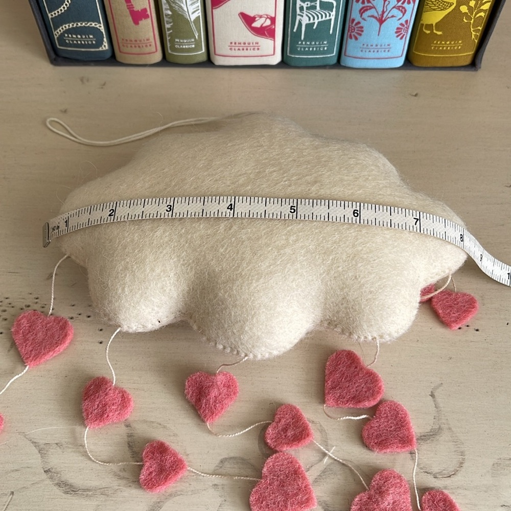 CRAFTSPRING HEARTS & CLOUD FELT MOBILE / ACCENT NWT - Picture 7 of 8